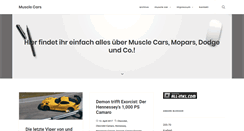 Desktop Screenshot of musclecars.at