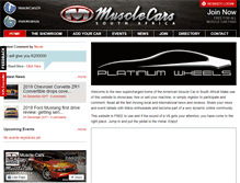 Tablet Screenshot of musclecars.co.za